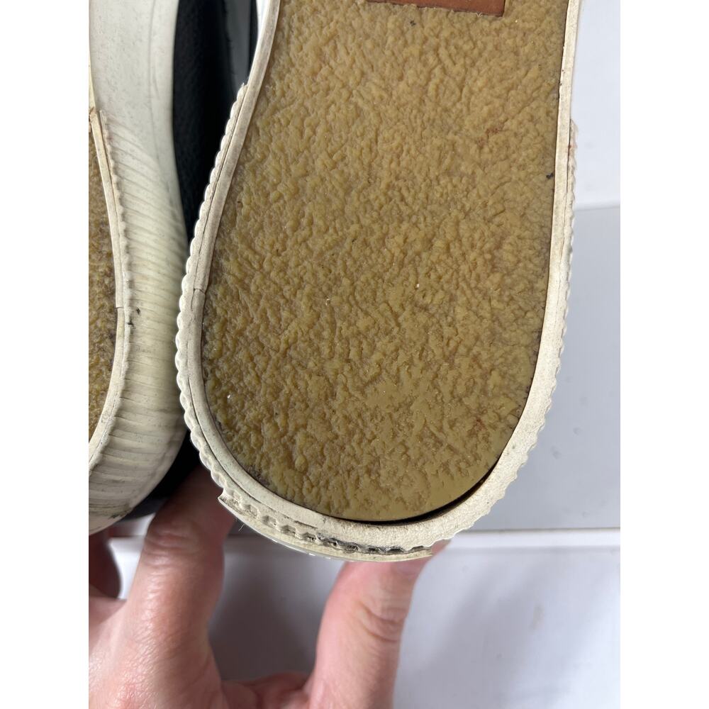 VINCE. Corbin Slip-on Sneaker in Black Leather. - Picture 9 of 11